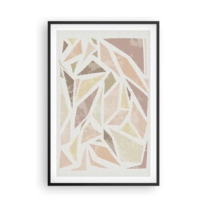 Poszter fehér keretben - Üvegfestmény kompozíció - 61x91 cm