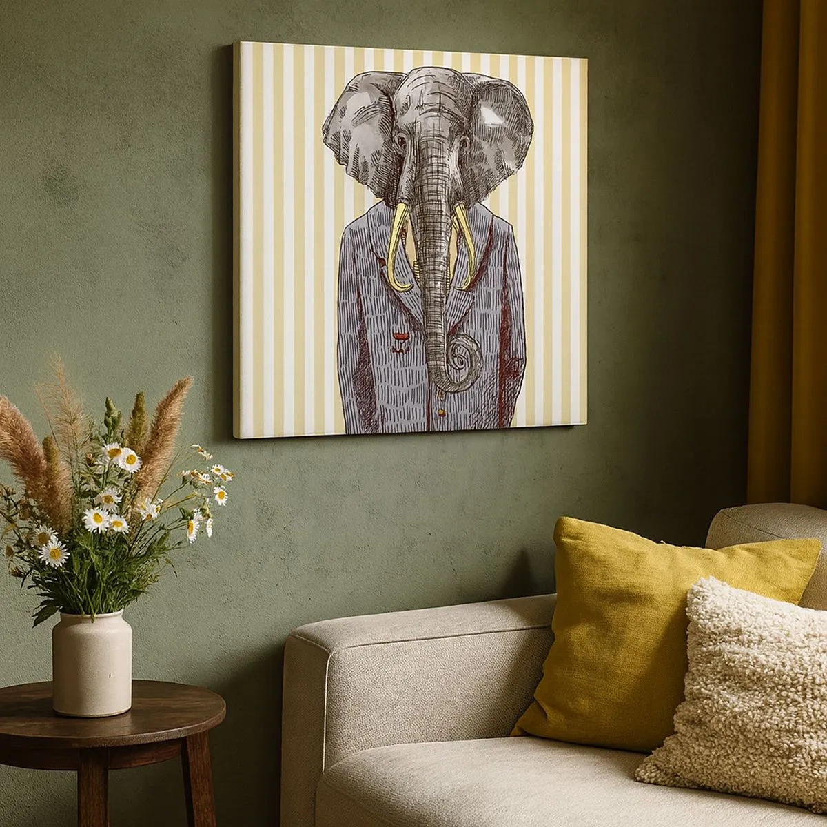 Vászonkép - Természeténél fogva elegáns - 30x30 cm