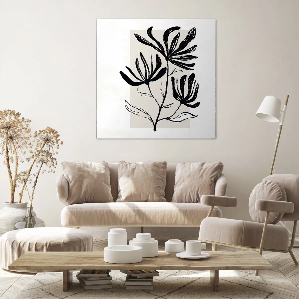 Vászonkép - Vázlat egy herbáriumhoz - 60x60 cm