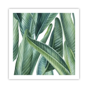 Poszter - Zöld önmagában - 60x60 cm