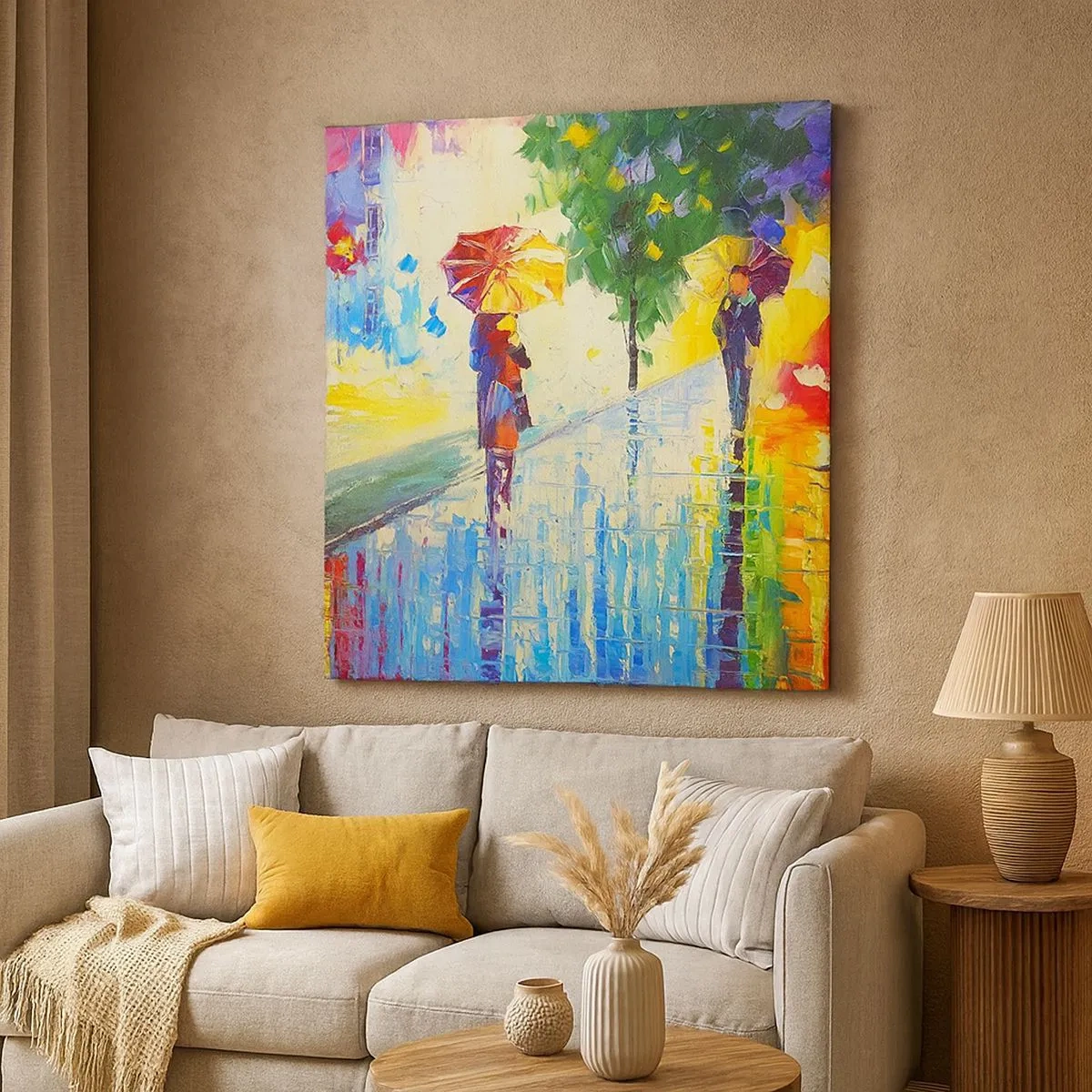 Vászonkép - És minden világos - 30x30 cm