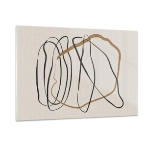 Üveg kép - Kompozíció - birtokló tánc - 120x80 cm