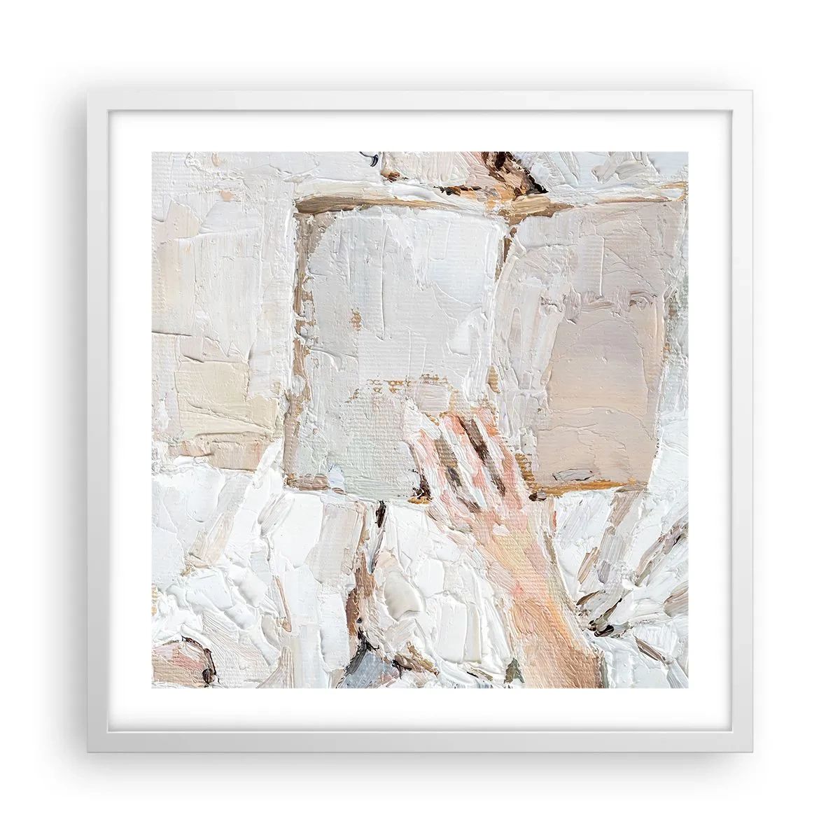 Poszter fekete keretben - Egy másik világban - 50x50 cm