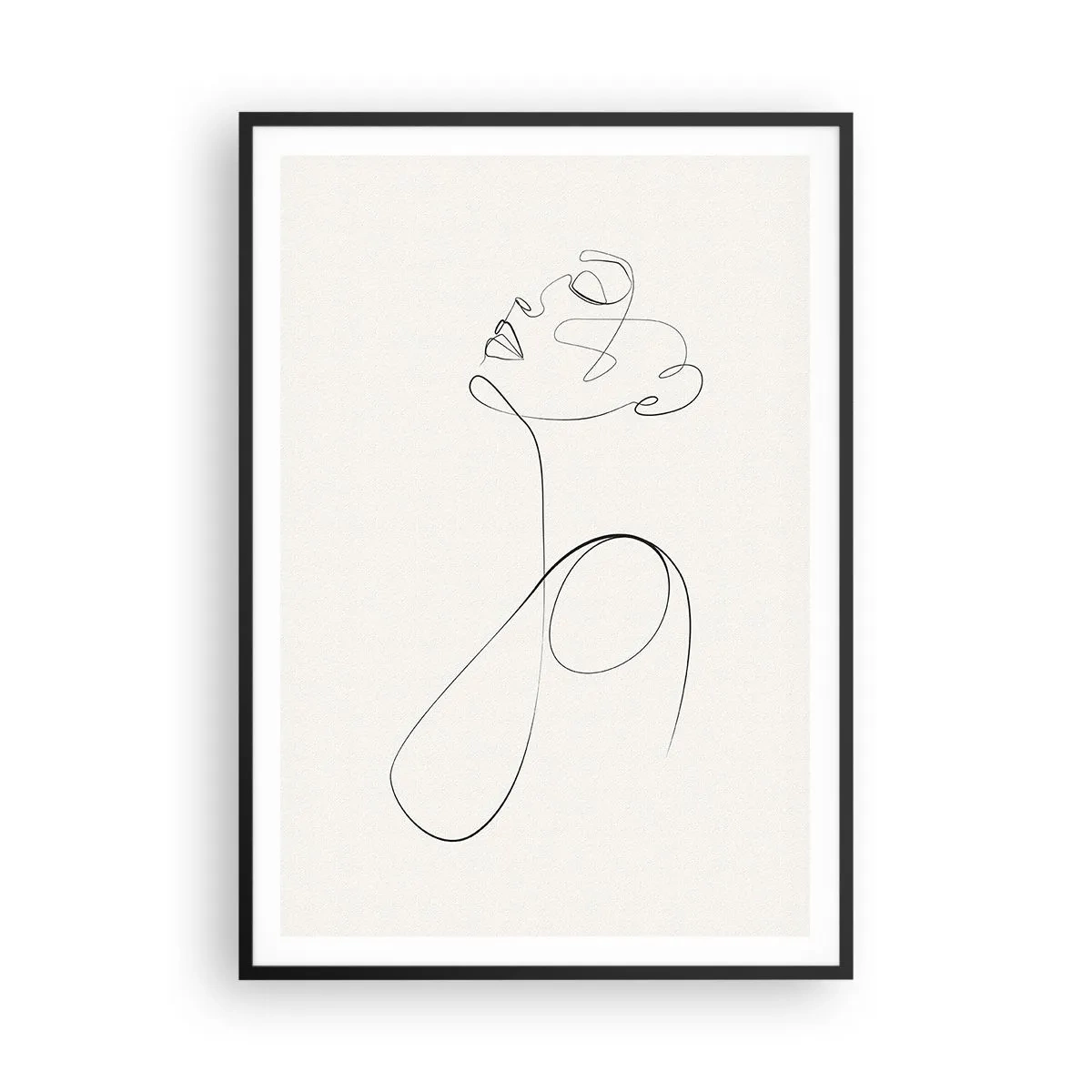 Poszter fehér keretben - Álmokban hurkolt - 70x100 cm