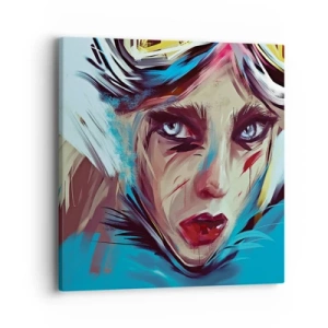 Vászonkép - Utcai harcos - 40x40 cm