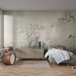 Fotótapéta Premium Sand - A remek városi életem - Falfirkálás, Darab, Grafika - 100x70 cm