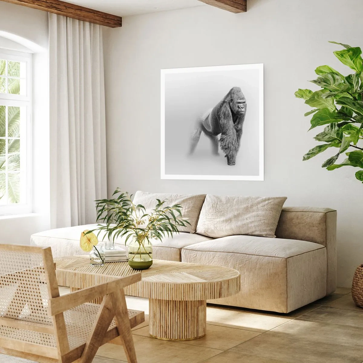 Poszter - Magabiztos az erejében - 60x60 cm