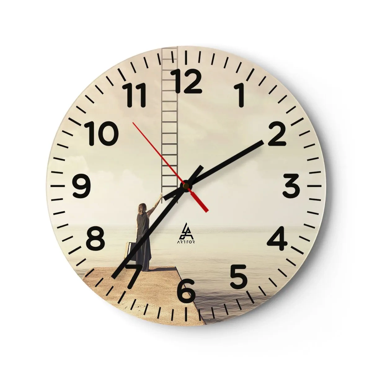 Falióra, Óra - Varázslatos utazás - 40x40 cm