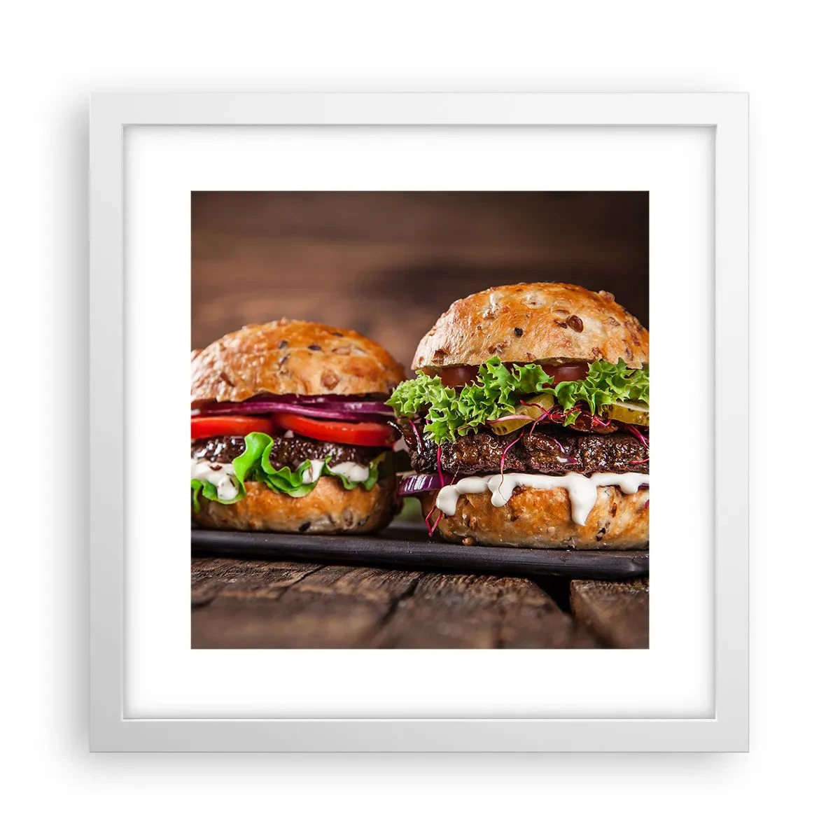 Poszter fekete keretben - American dream - 30x30 cm