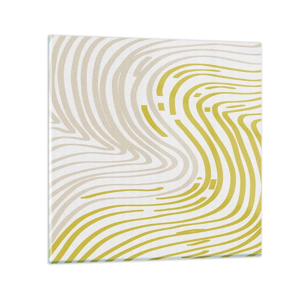 Üveg kép - Kompozíció szelíd kanyarral - 30x30 cm