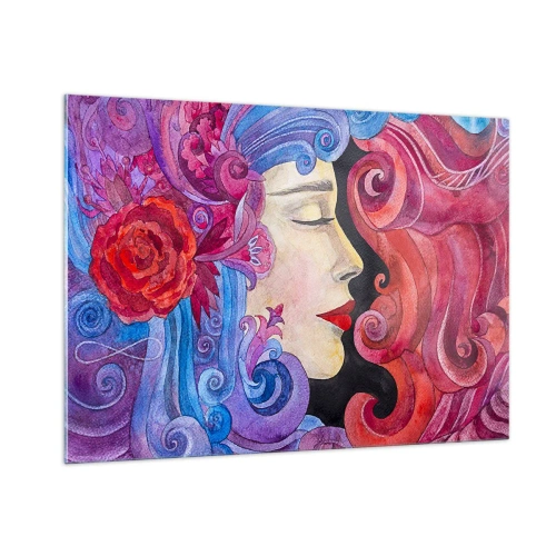 Üveg kép - A szecesszió még mindig él - 100x70 cm