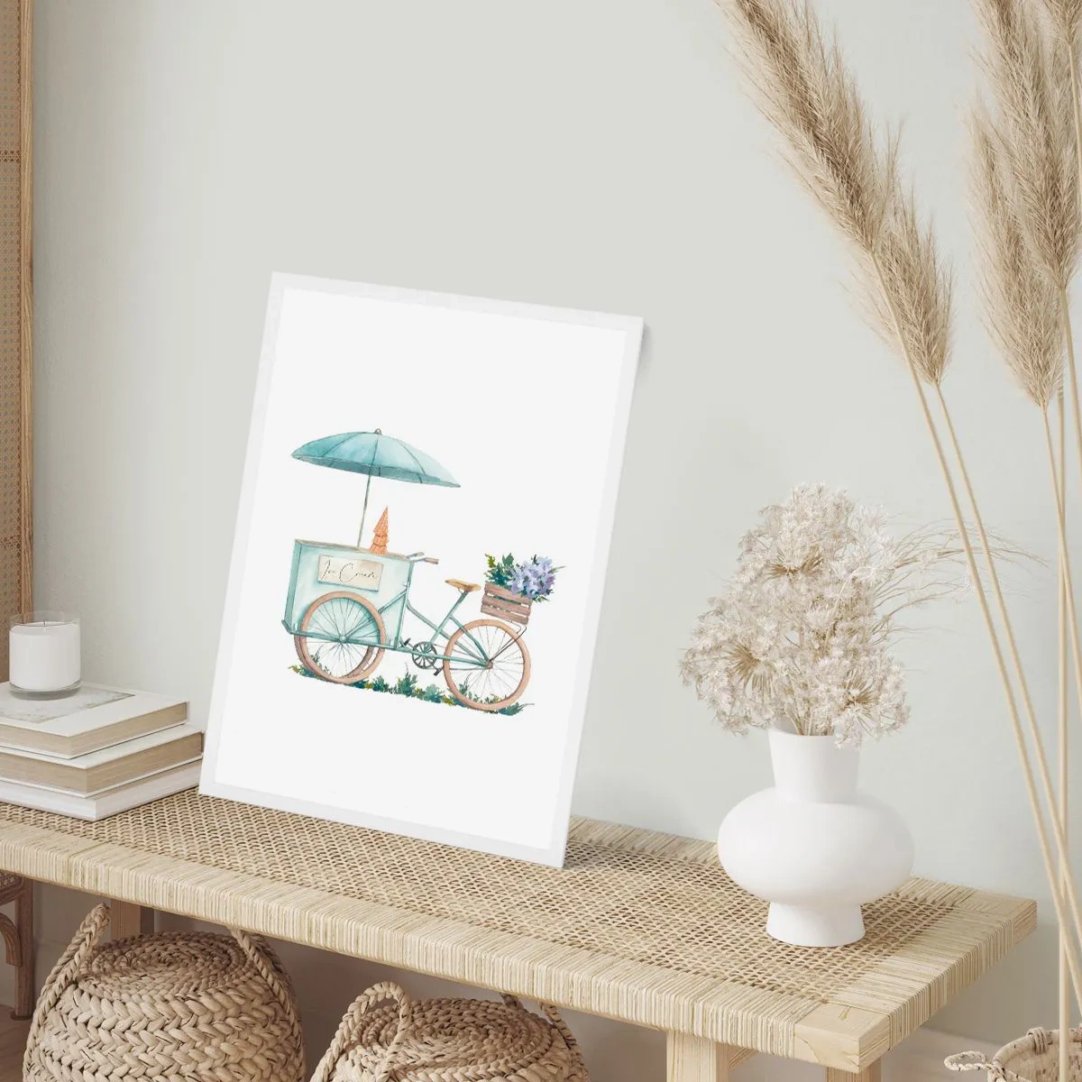 Poszter fekete keretben - A nyár édes emléke - 30x40 cm