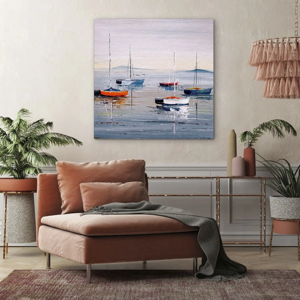 Vászonkép - Jól megérdemelt pihenés - 60x60 cm