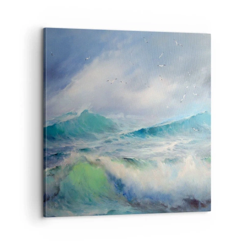 Vászonkép - "A forgószél diadalmasan üvöltött...” - 60x60 cm