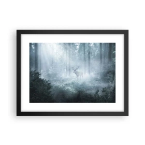 Poszter fehér keretben - Reggeli birtokellenőrzés - 40x30 cm