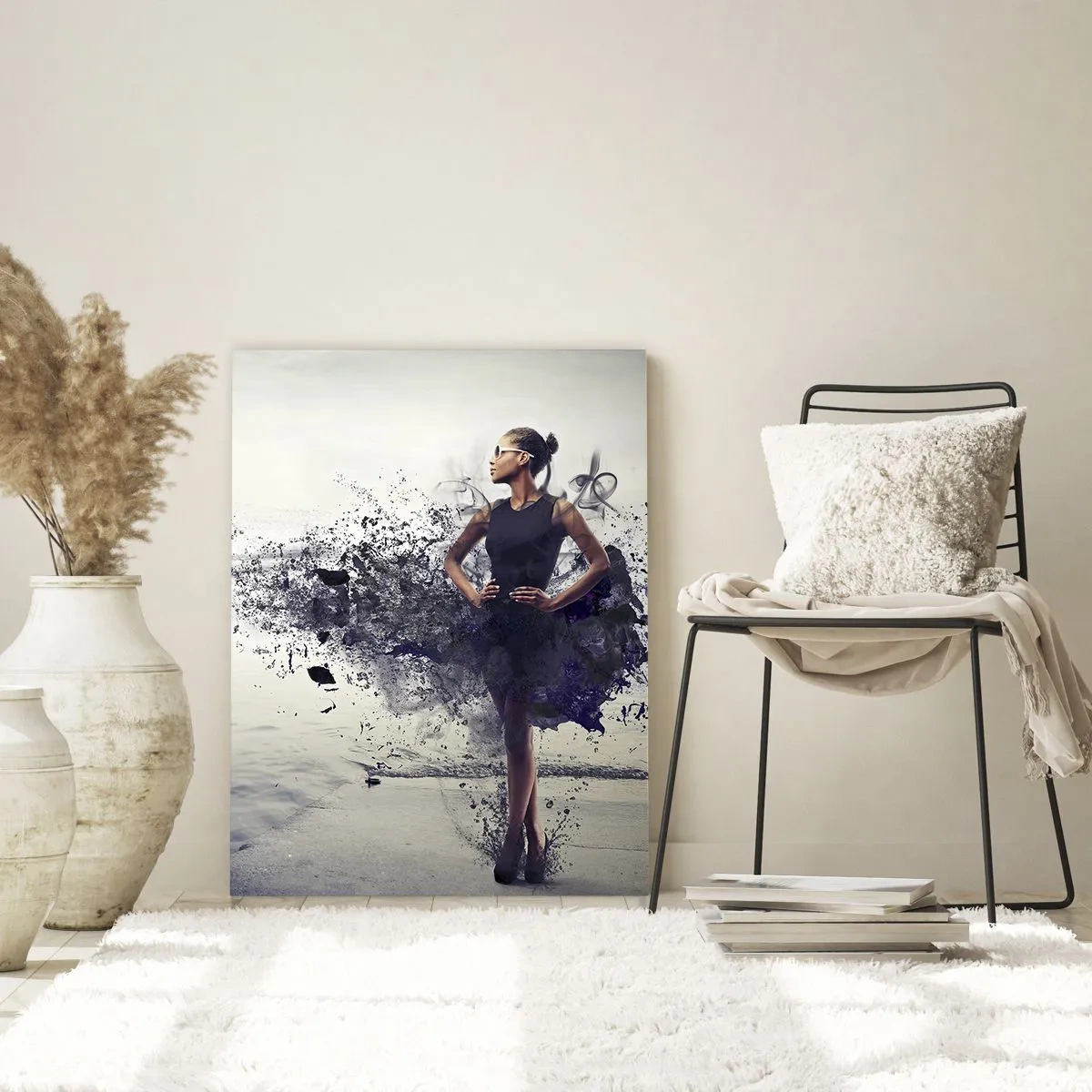 Üveg kép - Afrikai Vénusz - 80x120 cm