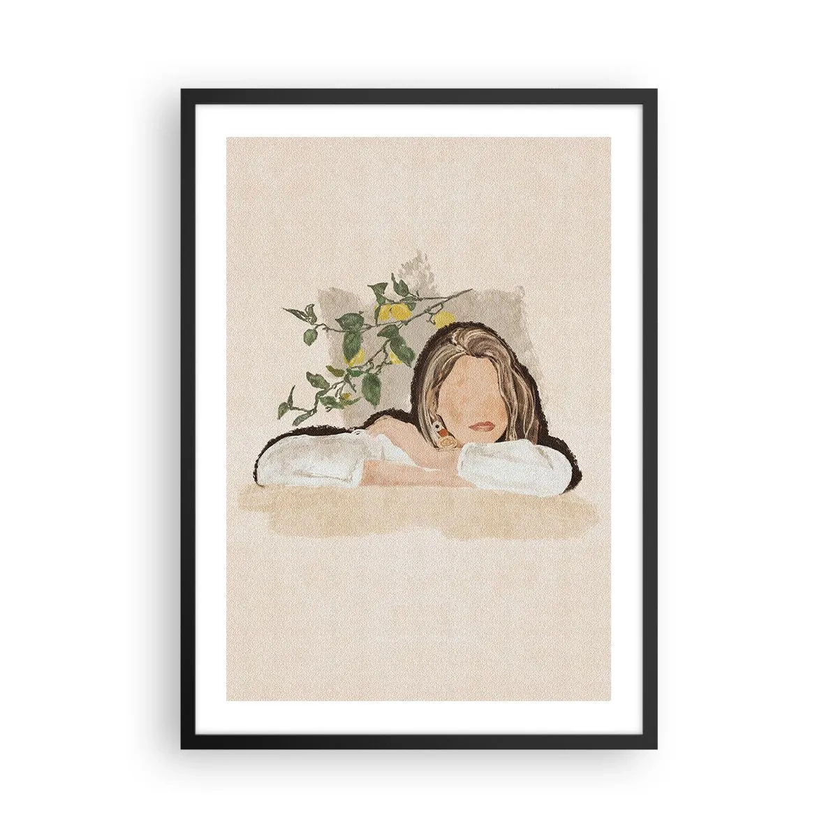 Poszter fehér keretben - Déli szépség - 50x70 cm