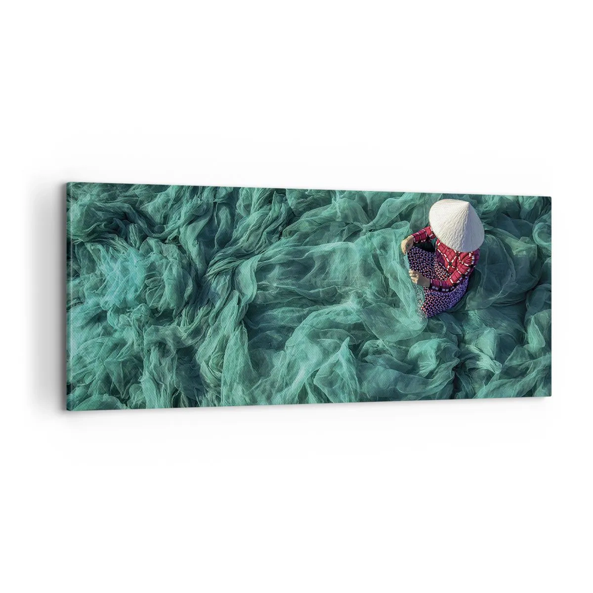 Vászonkép - A hálók tengerében - 100x40 cm