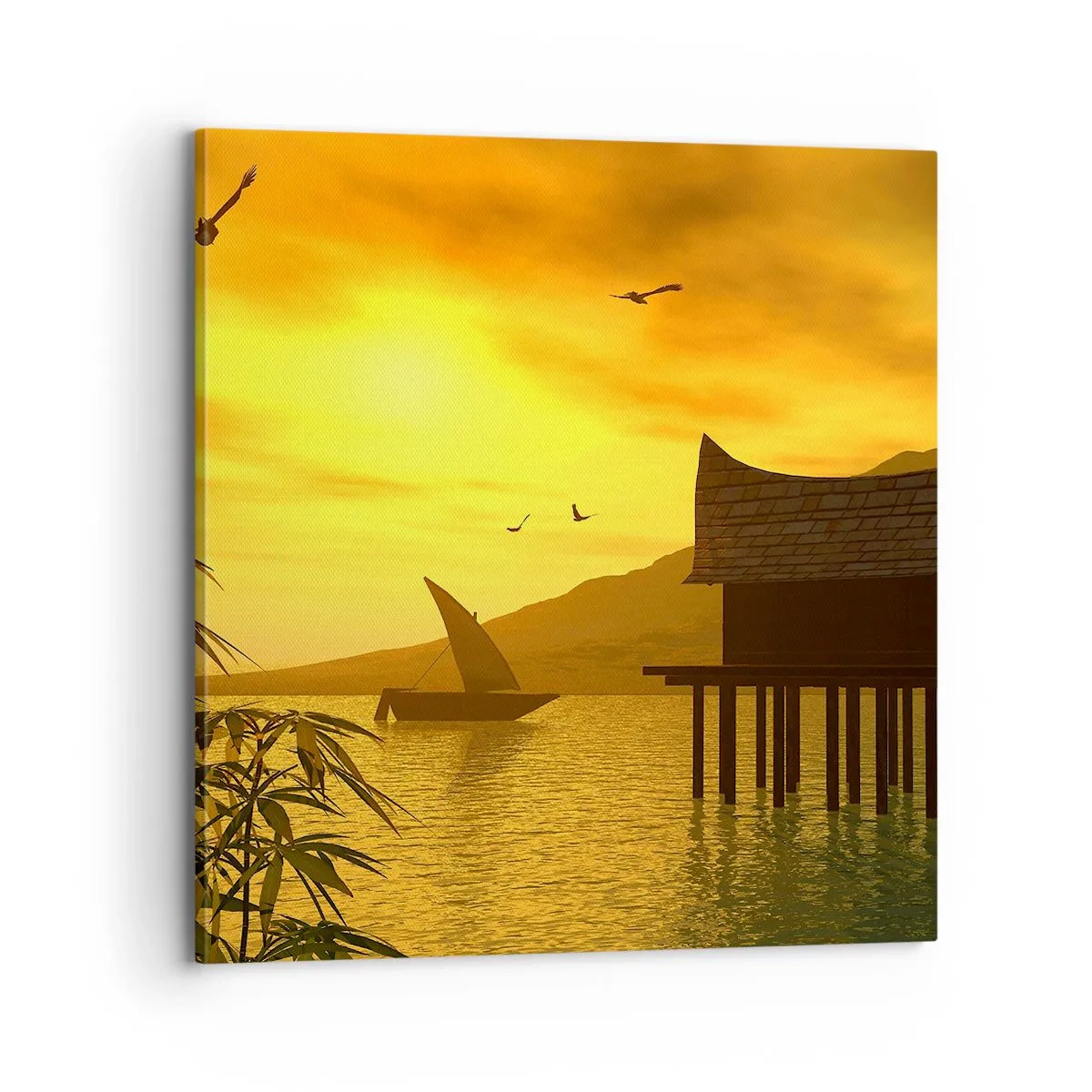 Vászonkép - A vágyott béke - 70x70 cm