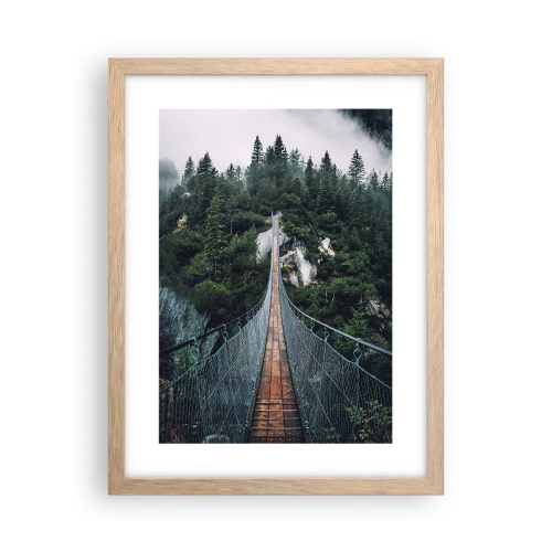 Poszter világos tölgy keretben - Csak a legjobbaknak - 30x40 cm