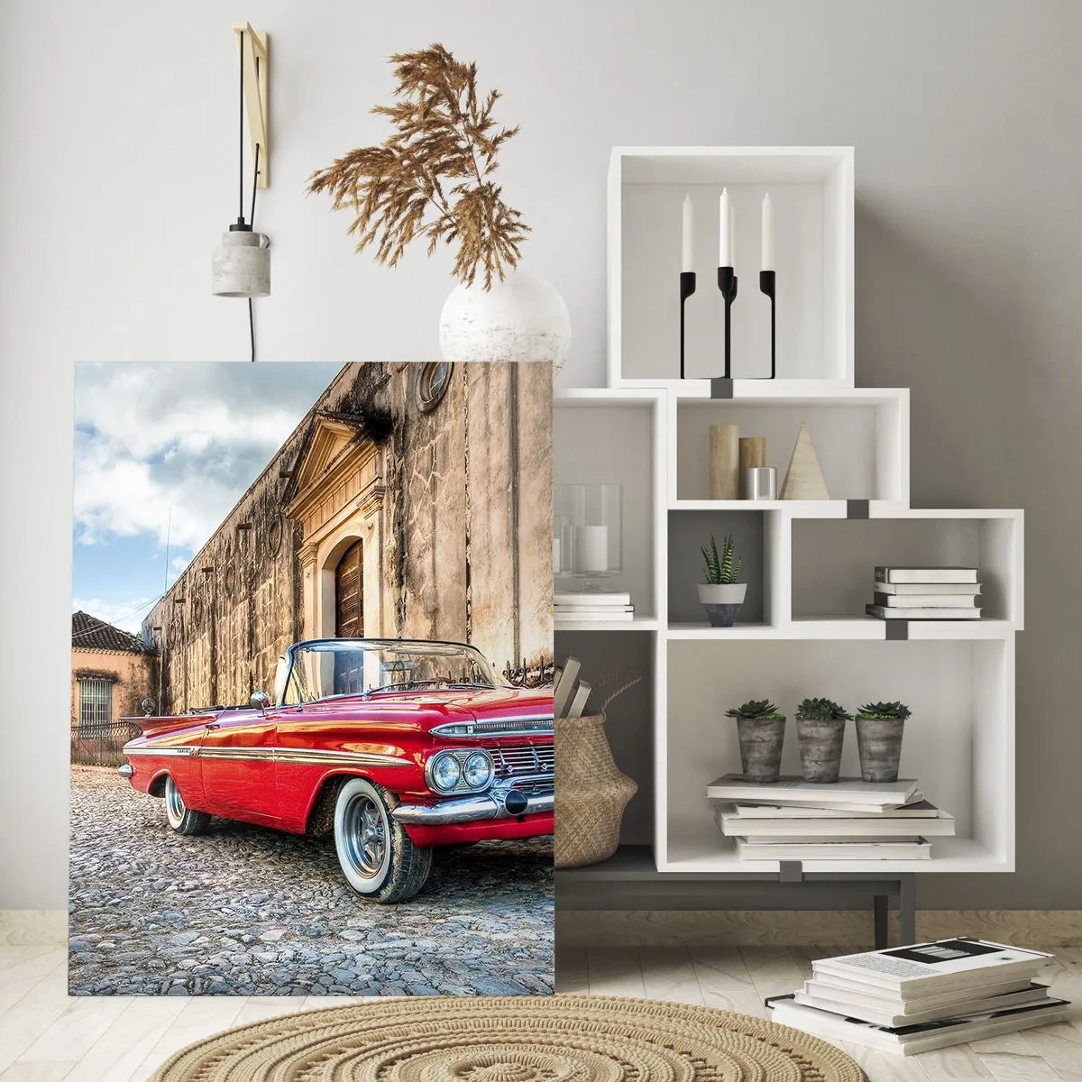 Üveg kép - Kubai érzelmek - 80x120 cm