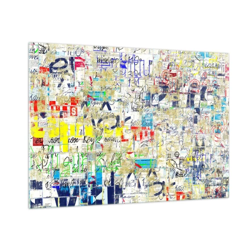 Üveg kép - Egyszerűen tetszik a szemnek - 100x70 cm