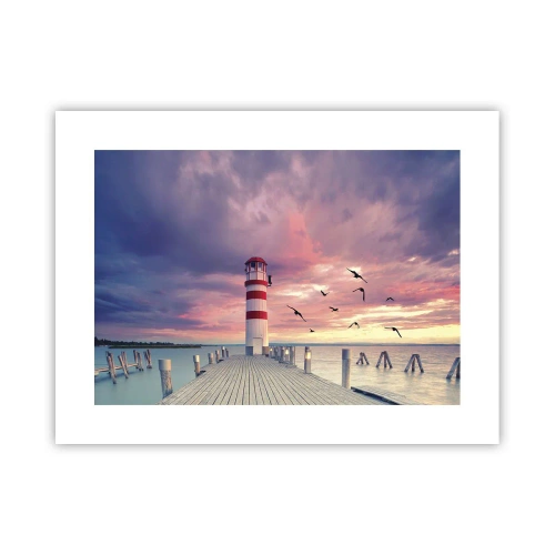 Poszter - Ideje a kikötőbe - 40x30 cm