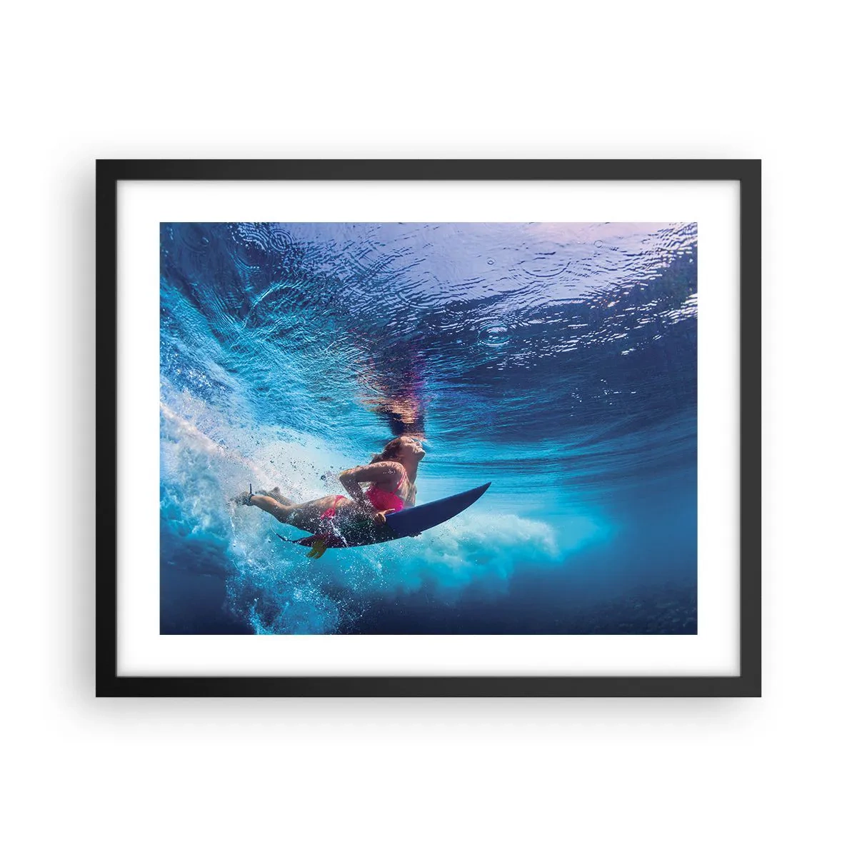 Poszter fehér keretben - Az öröm mélysége - 50x40 cm