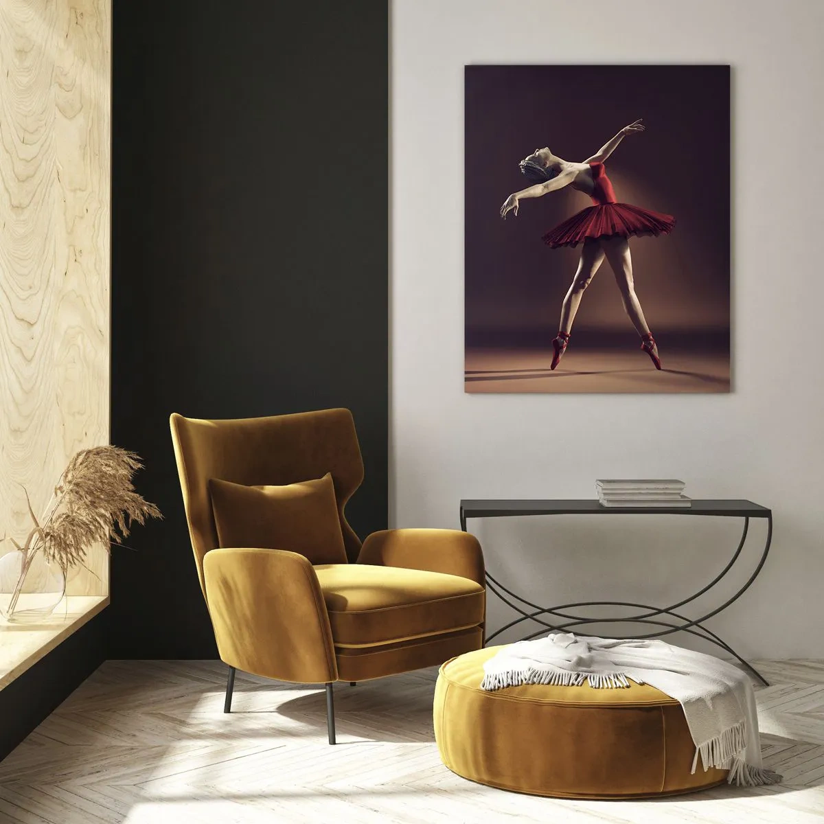 Üveg kép - Egy prima balerina - 80x120 cm