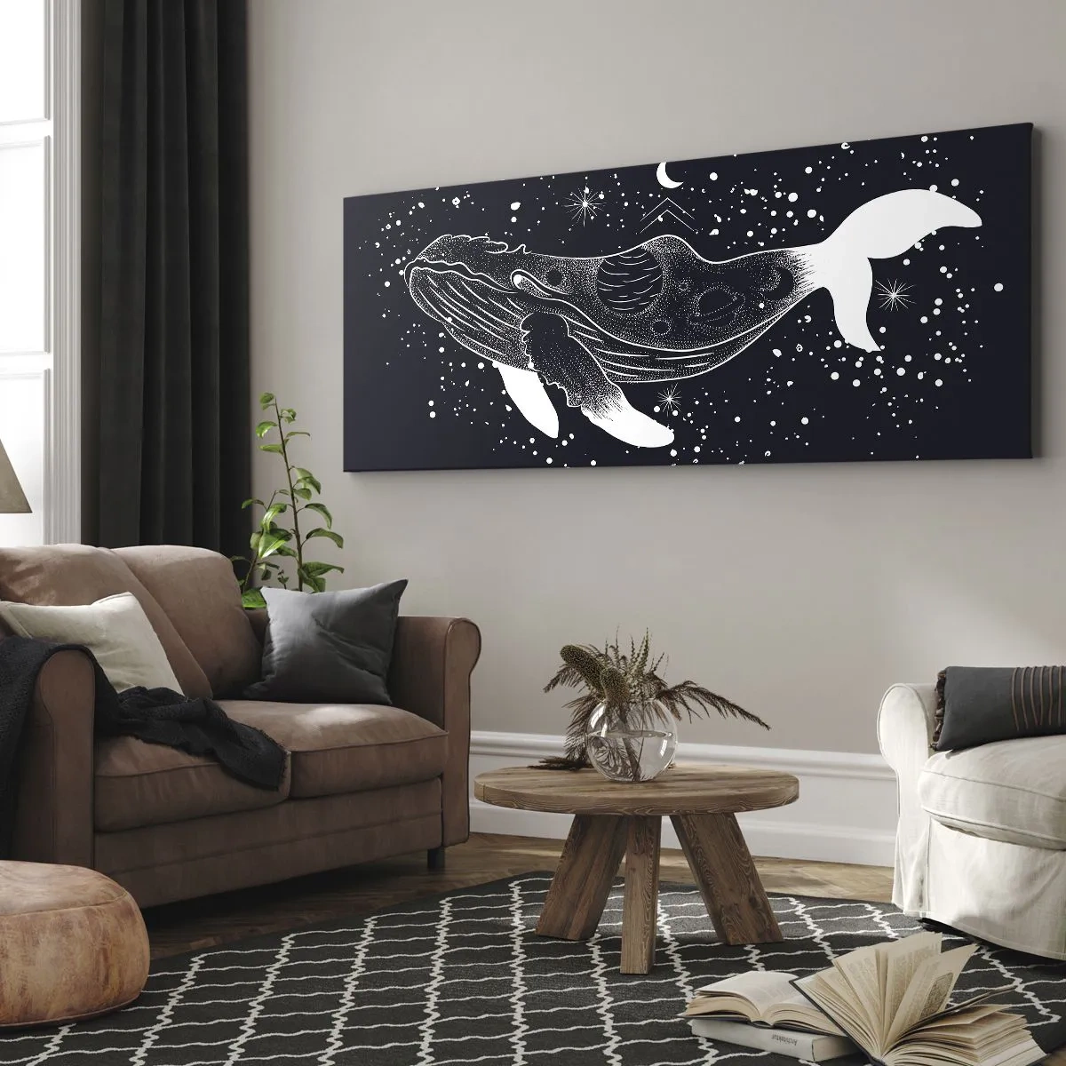 Vászonkép - Az univerzum óceánjában - 100x40 cm