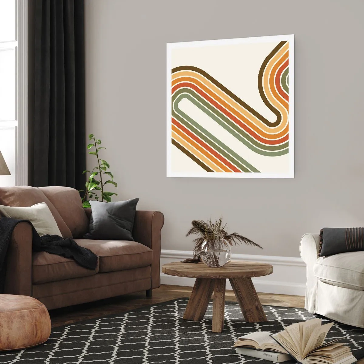 Poszter - Cikkcakkban a célba - 50x50 cm