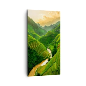 Vászonkép - Vietnámi völgy - 55x100 cm