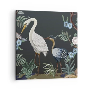 Vászonkép - Madar parádé - 50x50 cm