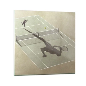 Üveg kép - Önmagumk legyőzése - 50x50 cm