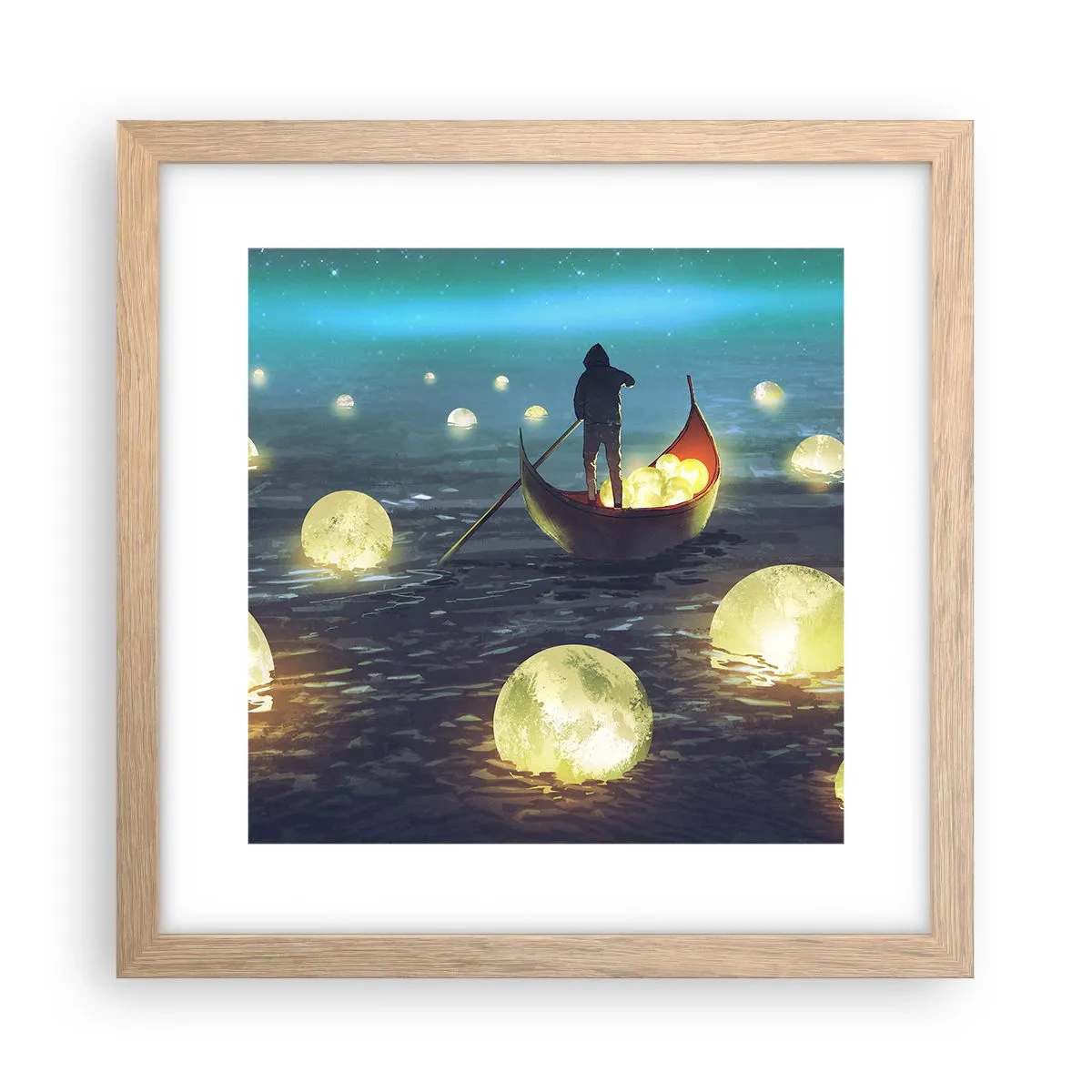 Poszter világos tölgy keretben - Olyan dolgok, amelyekről a filozófusok soha nem álmodtak - 30x30 cm