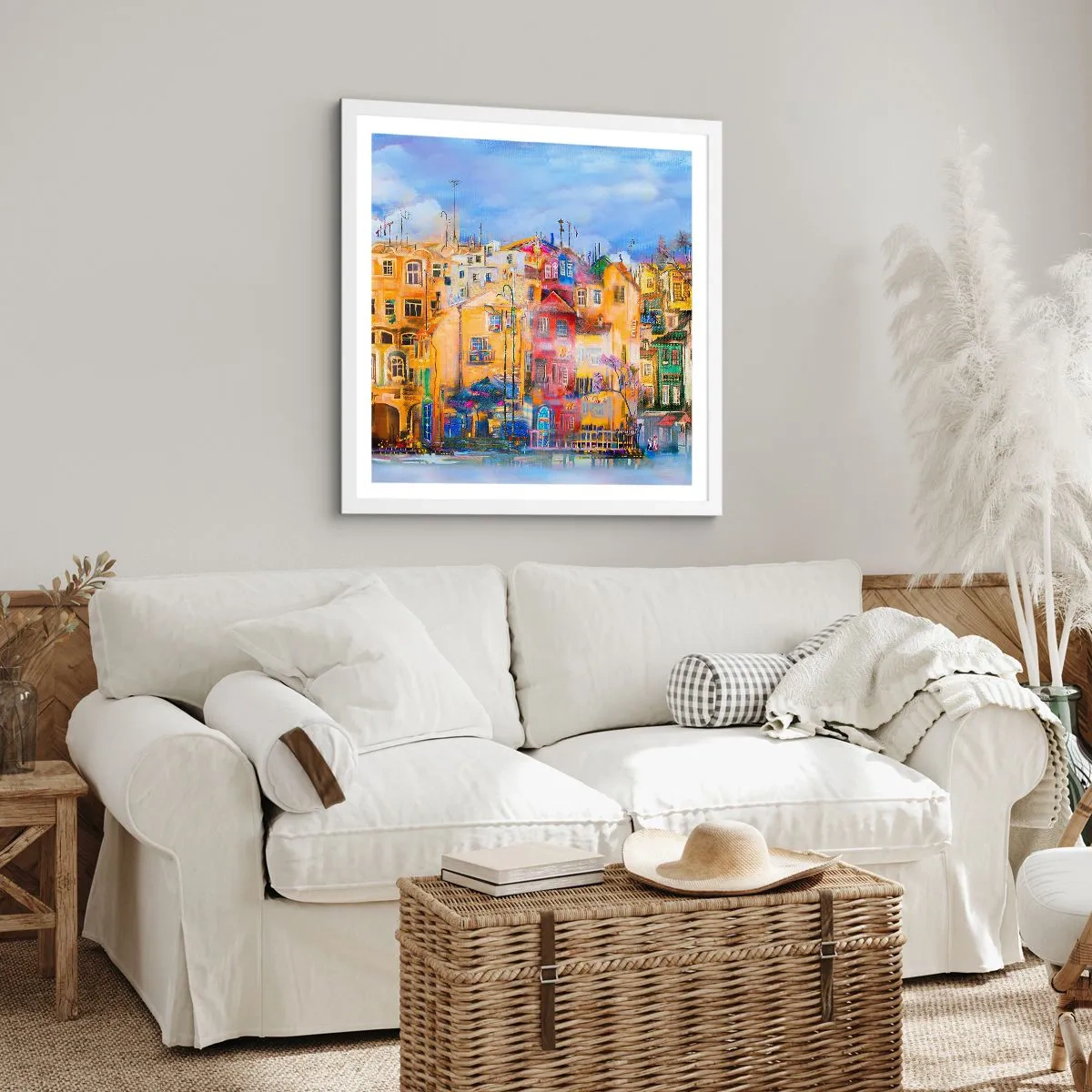 Poszter fekete keretben - Együtt vagyunk - 50x50 cm