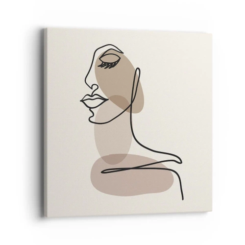 Vászonkép - Egy bizonyos szépségvonal - 40x40 cm