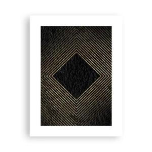 Poszter - Geometria glamour stílusban - 30x40 cm