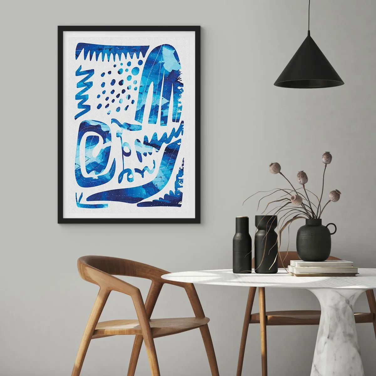 Poszter fehér keretben - Vissza a gyökerekhez - 61x91 cm