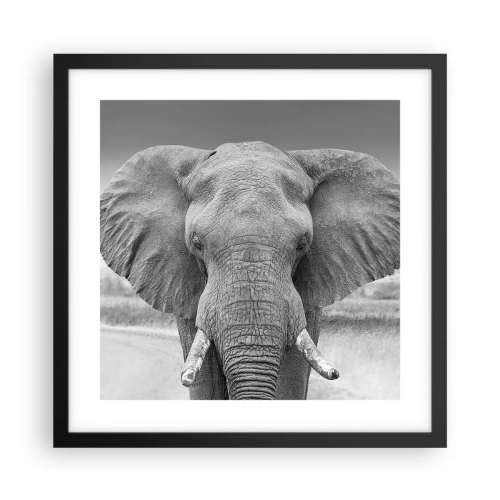 Poszter fehér keretben - Üdv a világomban - 40x40 cm