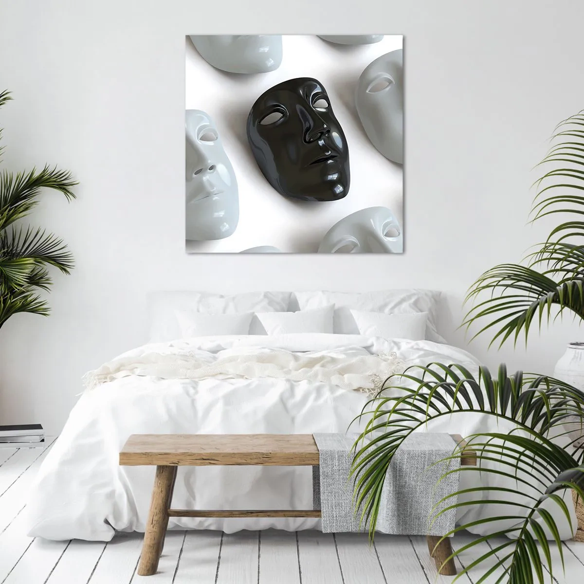 Vászonkép - Hogyan lehet kitűnni? - 60x60 cm