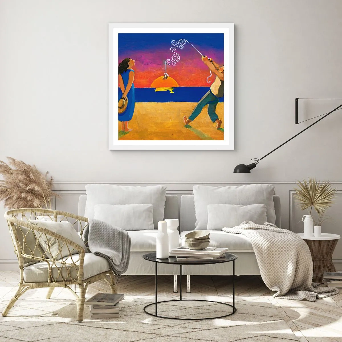 Poszter fekete keretben - Több, mint egy csillag az égből - 60x60 cm