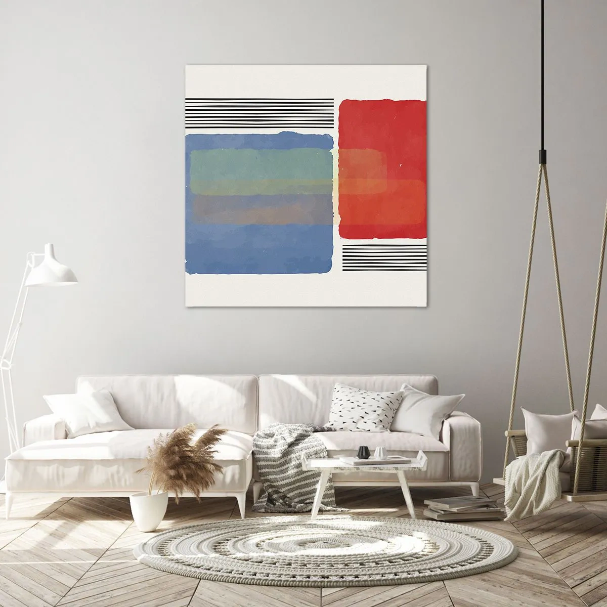 Vászonkép - A geometria szelleme és betűje - 60x60 cm