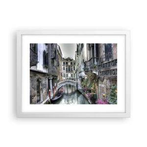 Poszter fekete keretben - Évszázadokon át néma elmélkedésben - 40x30 cm