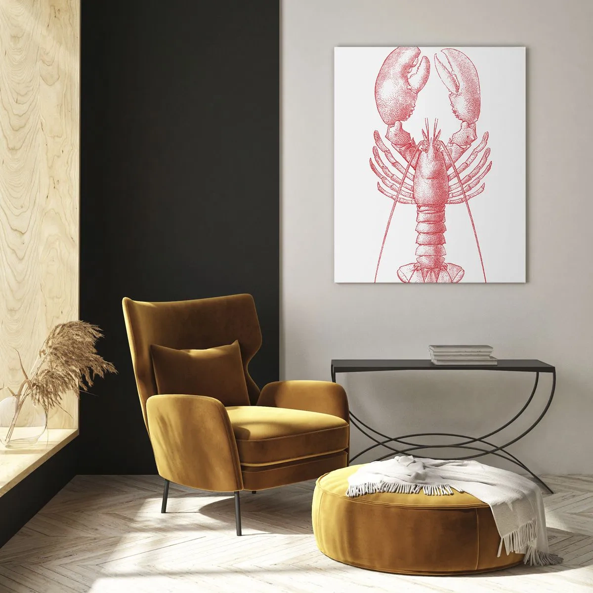 Üveg kép - Homéroszhoz méltó homár - 50x70 cm