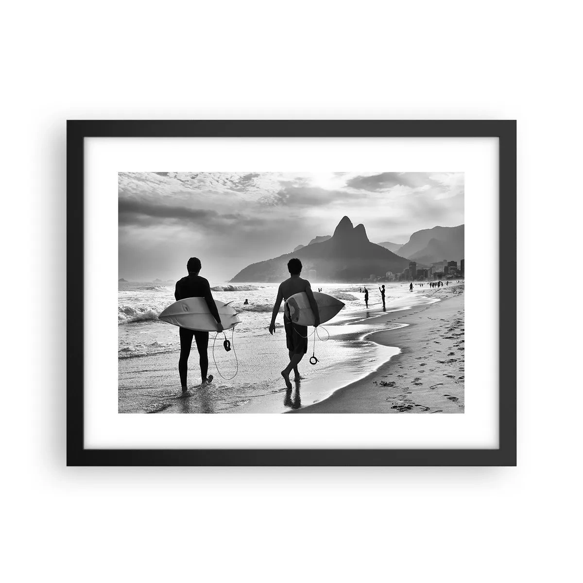 Poszter fehér keretben - Egyhullámú szamba - 40x30 cm