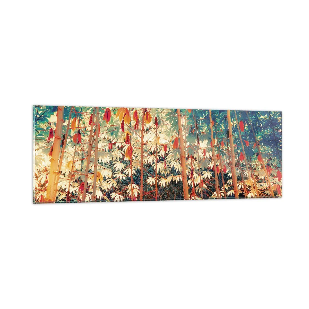 Üveg kép - A levelek titkos élete - 90x30 cm