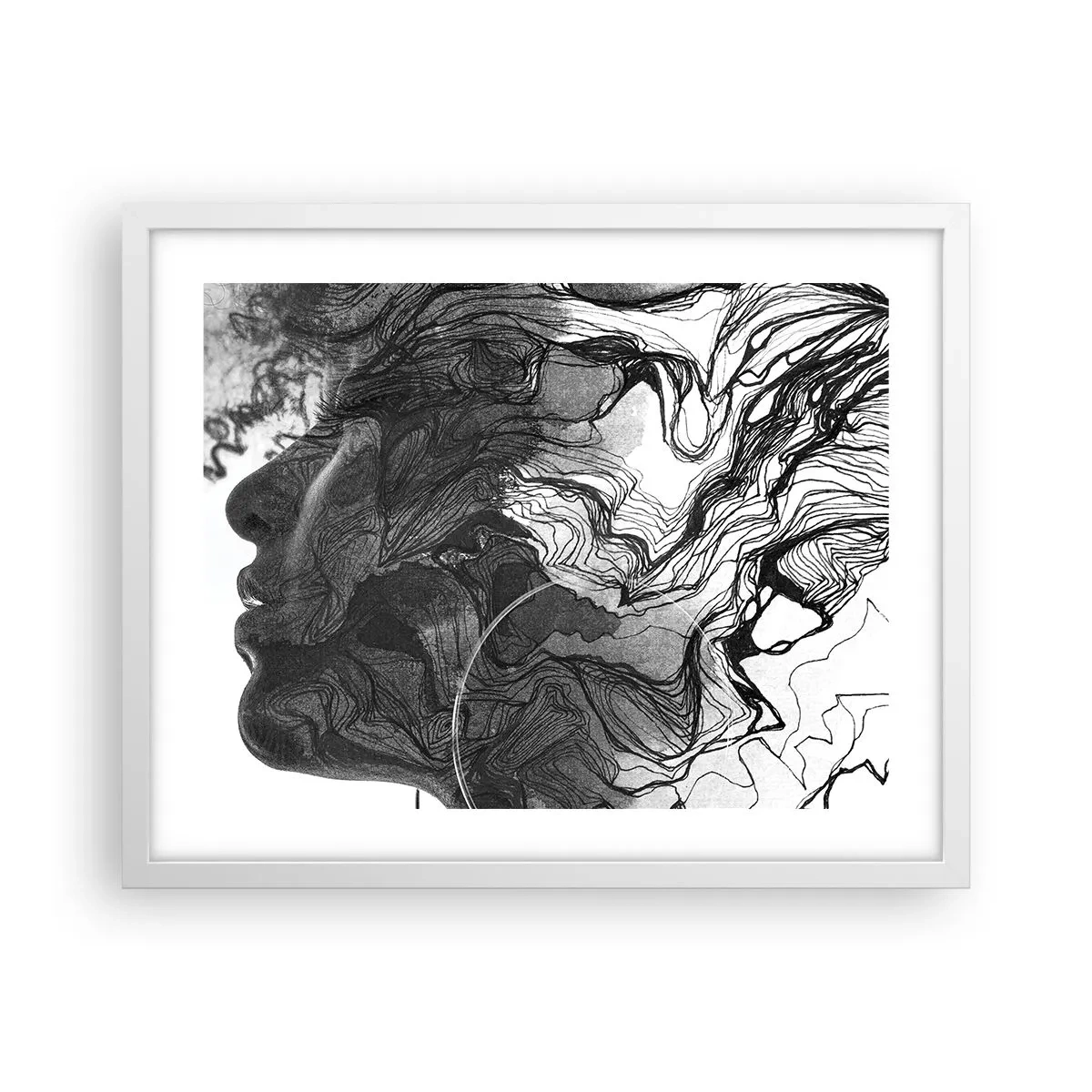 Poszter fekete keretben - Álmokba gabalyodva - 50x40 cm