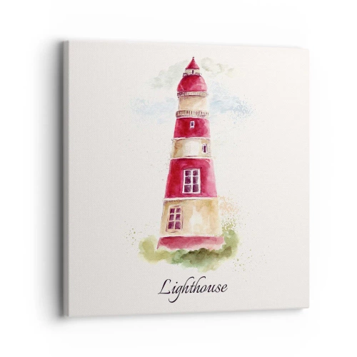 Vászonkép - Körbe mindíg időjárás - 30x30 cm