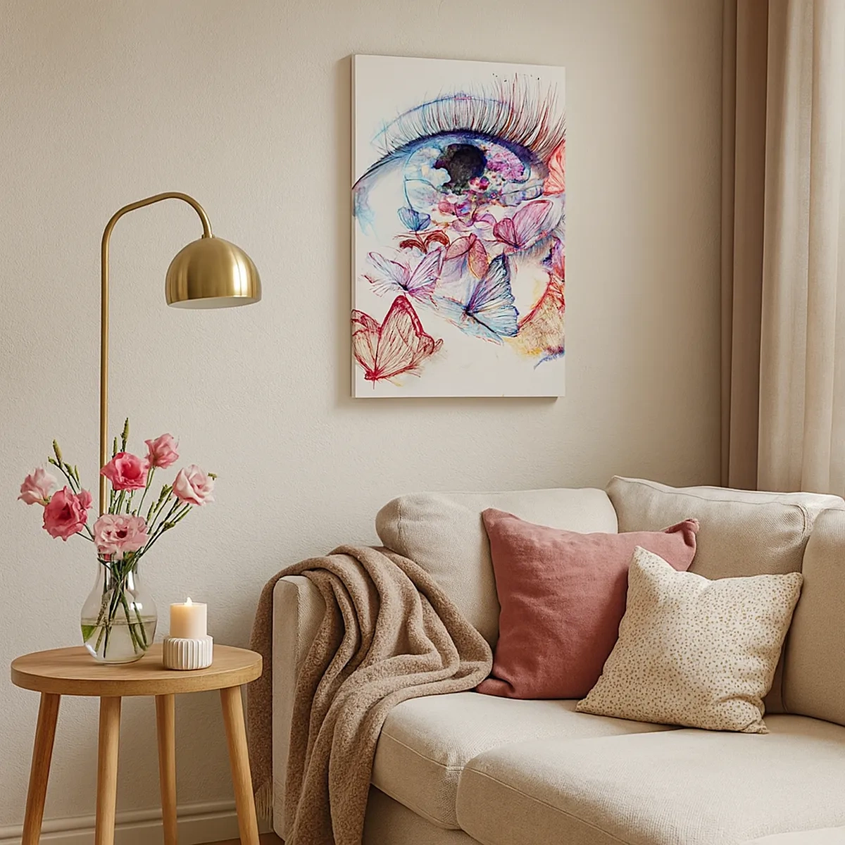 Vászonkép - Mesebeli szemek varázsa - 50x70 cm